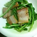 ｋａｍｉｙａｍａ's cooksnap of when they made ルッコラのベーコンさっと炒め.