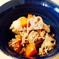 ぴけー's cooksnap of when they made さといもの鳥挽きあんかけ煮物☆.