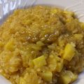 haturi's cooksnap of when they made チーズは好きなだけ♡さつまいもリゾット.