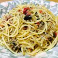 はらぺこあおむし～☆'s cooksnap of when they made じゃこと大葉のパスタに梅をのせて❤.