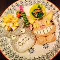 なみつん。's cooksnap of when they made キャラ弁 トトロ猫バス.