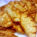 花ママちゃん❀'s cooksnap of when they made サツマイモ&チーズの餃子の皮揚げ.