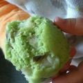 miwacomoko's cooksnap of when they made HM☆小松菜&さつまいも蒸しパン.