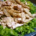 津和野's cooksnap of when they made 豚肉とわさび菜の冷しゃぶ風サラダ.