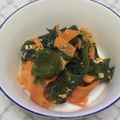 菜々（＊＾＾＊）'s cooksnap of when they made 給食の味☆わかめとツナとにんじんの炒め物.