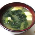 tennisnoah's cooksnap of when they made 色のあせない小松菜のみそ汁♪.