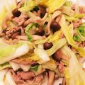 わかちかりん's cooksnap of when they made ⭐塩揉み白菜⭐豚バラのウマ塩炒め♪.