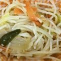 きらり流れ星's cooksnap of when they made 素麺とあまり野菜でビーフン風炒め.