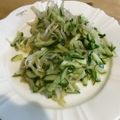 3姉妹ちゃんママ's cooksnap of when they made 配合簡単★胡瓜とモヤシのサラダ.