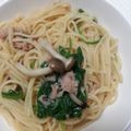 m3gmi's cooksnap of when they made 昆布茶ツナパスタ.
