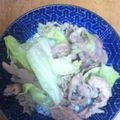 守山桜's cooksnap of when they made 簡単！キャベツと豚肉の塩麹炒め.