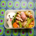 komutatata's cooksnap of when they made ほうれん草とシラスとカニカマの卵焼き.
