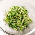 soleil805's cooksnap of when they made レンジで水菜のナムル.