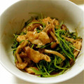 aoto's cooksnap of when they made 豆苗と豚肉の炒め物♡.