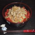 ぼたぼた's cooksnap of when they made 豚丼.