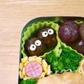 いつぼうママ's cooksnap of when they made キャラ弁 ミートボールでまっくろくろすけ.