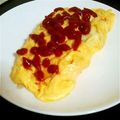 とらさんまま♡'s cooksnap of when they made 簡単☆挽き肉オムレツ.
