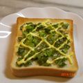 ☆♪(^▽^)♪☆秀子's cooksnap of when they made 九条葱オンザトースト★.