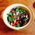めしゃんぺ's cooksnap of when they made アヒージョ、土鍋で簡単！トマトたっぷり。.