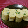 赤い電話's cooksnap of when they made 納豆のタレで卵焼き.