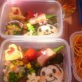 めぐ521's cooksnap of when they made 簡単キャラ弁当♪ミニーちゃん【ミッキー】.