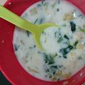 さとみんちゃちゃちゃ's cooksnap of when they made 離乳食中期☆鮭のクリームパスタ.