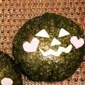 hhh1214's cooksnap of when they made 不器用女の簡単ハロウィンおにぎり.