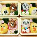 ♪chankoro♪'s cooksnap of when they made まんまるラップおにぎり☆LINEキャラ弁.
