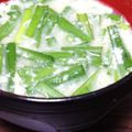 murayaka's cooksnap of when they made 3分で簡単♡とろ〜りニラたま味噌汁.