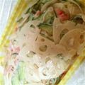 ゆかちん０１２１'s cooksnap of when they made しゃきしゃきれんこんサラダ.