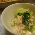 ☆ちゃぁーき☆'s cooksnap of when they made 青梗菜のツナマヨ和え♬.