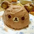 ほのかっぱ8's cooksnap of when they made ミニチュア実体化♪リラックマドームケーキ.