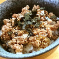 uzurin's cooksnap of when they made 吉野家の牛丼☆みたいな味付けのそぼろ丼.