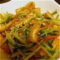 つぐみるく627's cooksnap of when they made 油揚げとレタス水菜のしゃっきりマヨソテー.