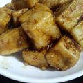 フロイラインめぐ's cooksnap of when they made カリッとモチモチ♪大学芋風大学高野豆腐.