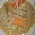 yutaly's cooksnap of when they made 鶏もも肉とじゃがいもの味噌煮.
