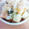 こうへい＆かのんママ's cooksnap of when they made ●　さつま芋とかぼちゃの秋色サラダ　●.