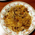 yock555's cooksnap of when they made ベーコンときのこの和風パスタ.