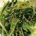 ＮａＲａＮｊａ's cooksnap of when they made レンジで水菜のナムル.