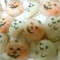 るみチョコ's cooksnap of when they made キャラ弁★ハロウィーンおにぎり★おばけ.