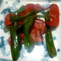 kmknjaja's cooksnap of when they made 簡単　ピーマンと赤パプリカのきんぴら.