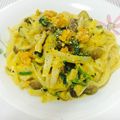 のん＊＊'s cooksnap of when they made かぼちゃと牛乳のクリームパスタ.