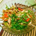 ﾍﾝﾘｰ's cooksnap of when they made 水菜と鶏ささみのきんぴらサラダ.