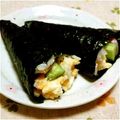 まあまま☆0403's cooksnap of when they made サンドイッチ感覚で♪たまごサラダ手巻き.