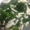 zeroroku16's cooksnap of when they made 即席！長芋とほうれん草の和え物.
