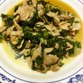 減塩パパ's cooksnap of when they made 大根葉と豚肉の炒めもの.