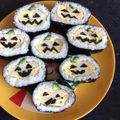 PCうめちゃん's cooksnap of when they made ハロウィン巻き寿司～♪.