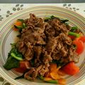 myd★k's cooksnap of when they made 牛肉とクレソンのパパッと炒め.