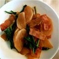 ばばちか's cooksnap of when they made 簡単☆かぶのガリバタポン酢炒め.