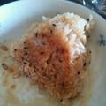 チビ太のおでん's cooksnap of when they made 黒米入りご飯の焼きおにぎり♡.